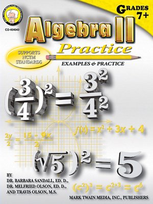 cover image of Algebra II Practice